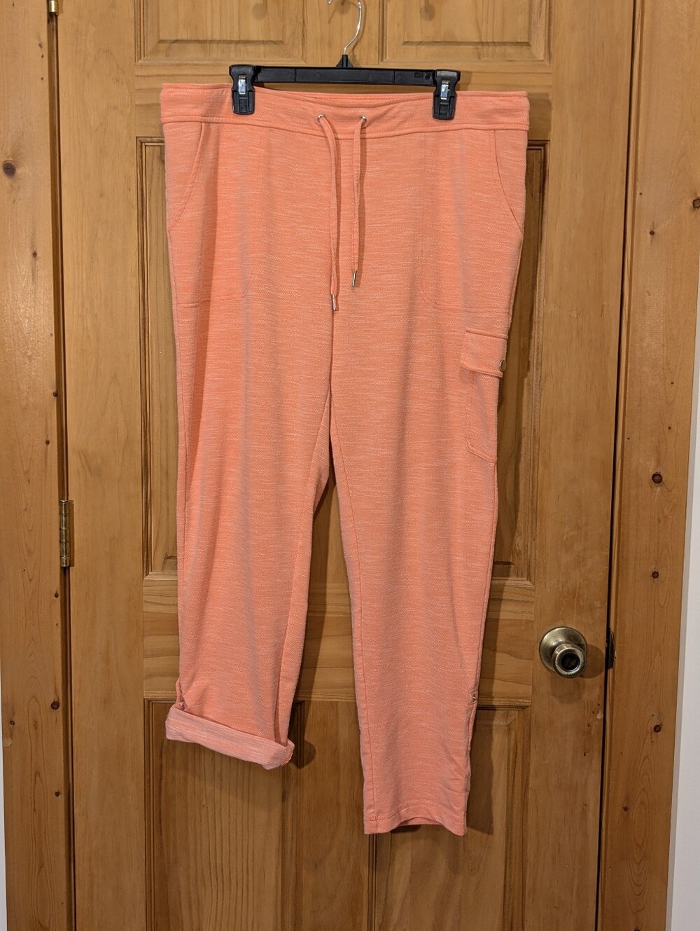 Women's Peach Drawstring Lounge Pants